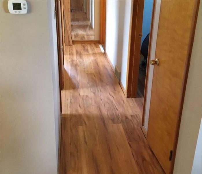 wood floor hallway